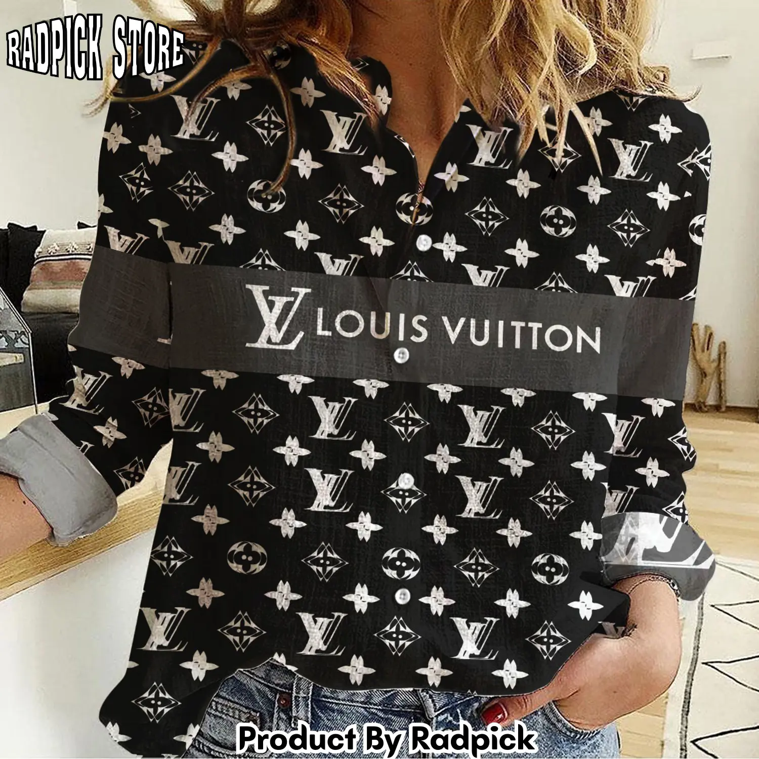 Radpick premium logo monogram louis vuitton shirt rp662263